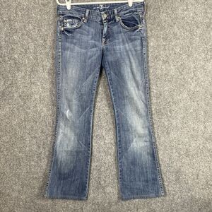 7 for all Mankind Jeans Womens Size 28 Blue A Pocket Bootcut